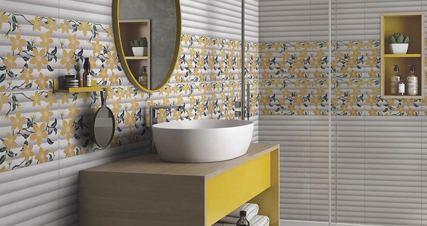 Floral Design Tiles in Bangalore
